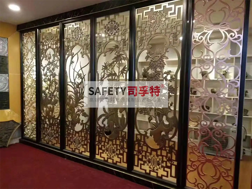 金屬屏風(fēng)有哪些種類？什么材質(zhì)的金屬屏風(fēng)好？[司孚特金屬屏風(fēng)](圖4)