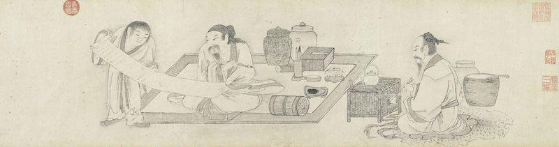 重拾“圍爐煮茶”文化，一起看看故宮藏畫里的“圍爐煮茶”[精制鋼圍爐茶桌](圖11)