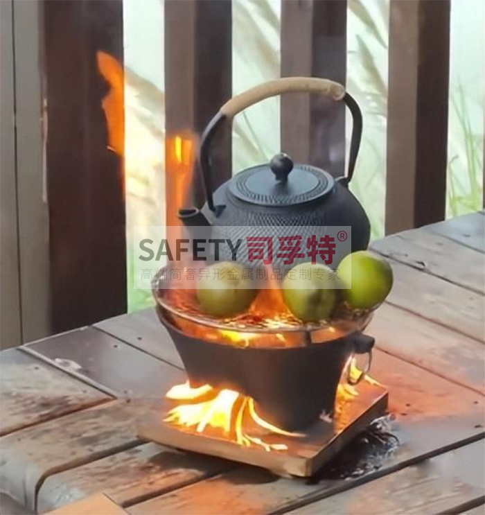 圍爐煮茶小貼士：火災(zāi)、中毒、燙傷需防范[精制鋼圍爐茶桌](圖1)