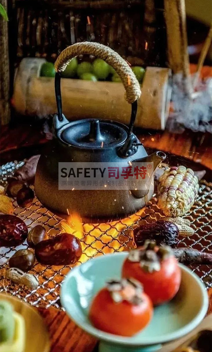 圍爐煮茶小貼士：火災(zāi)、中毒、燙傷需防范[精制鋼圍爐茶桌](圖2)